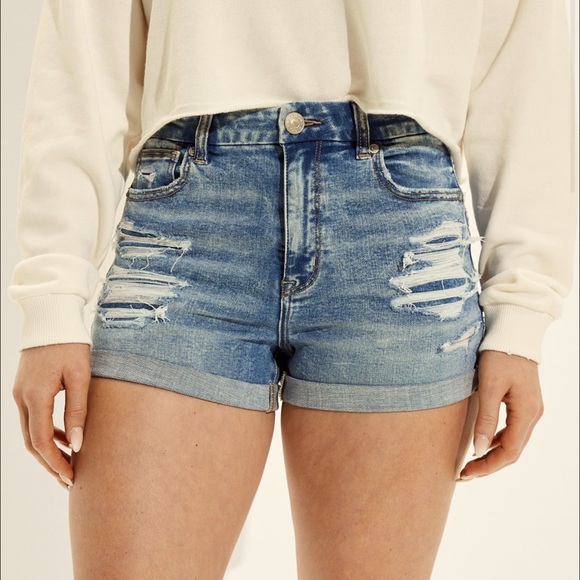 American Eagle 🦅 Curvy Hi-Rise Shorts - Picture 3 of 5